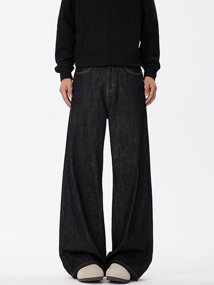 Wide-Leg Loose Fit Jeans