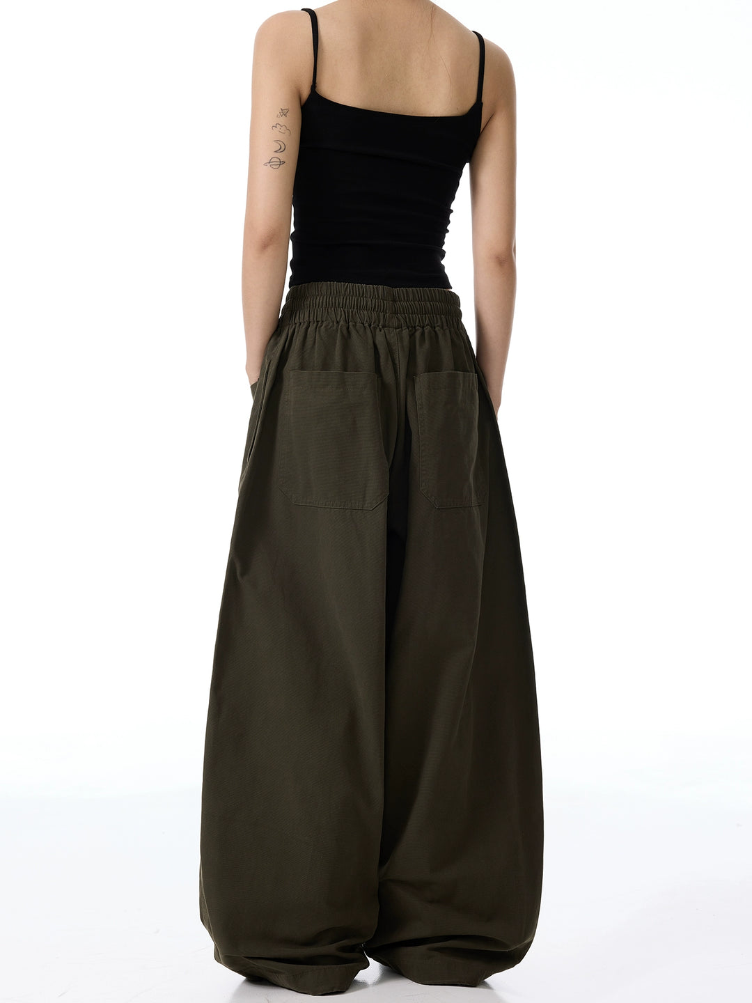Loose Large Pocket Casual Pants