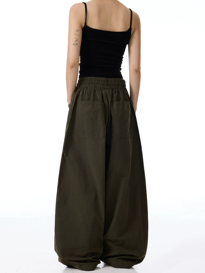 Loose Large Pocket Casual Pants