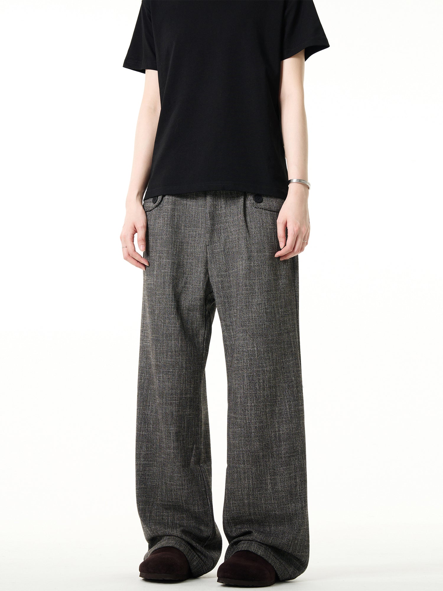 Retro Flared Casual Wide Leg Pants