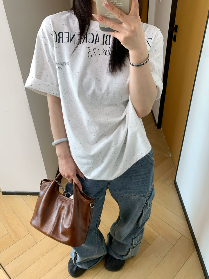 Loose Printed Short Sleeve T-Shirt