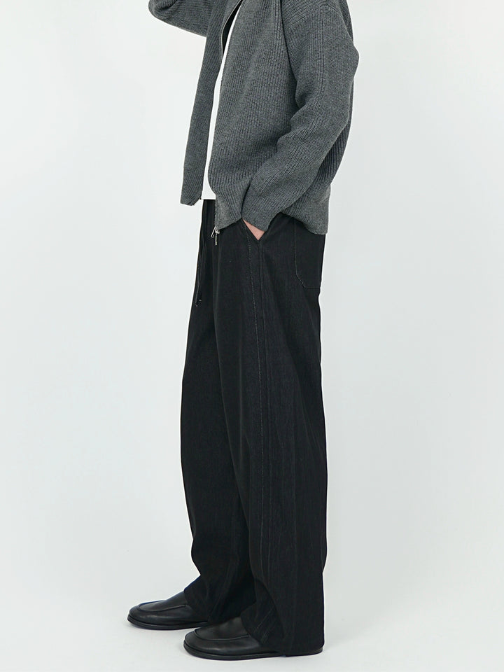 Relaxed-fit Stretch-waist Track Pants