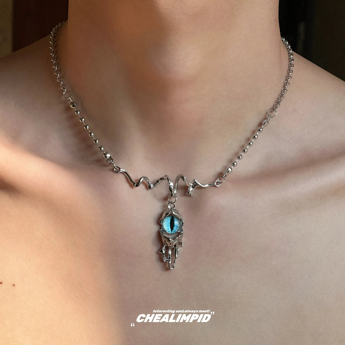 Cat Eye Pendant Necklace