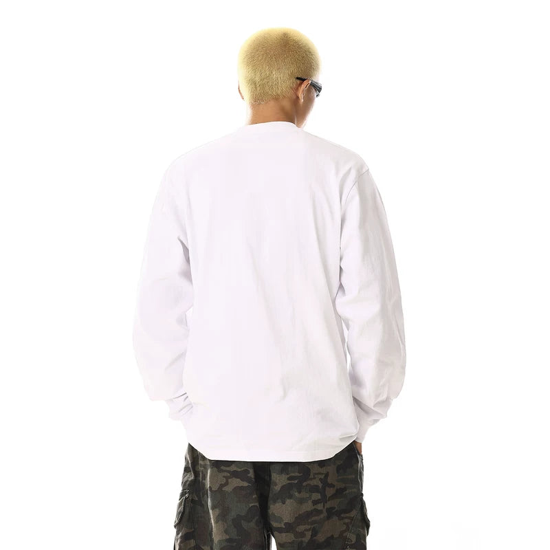 Chemise décontractée à manches longues minimaliste 