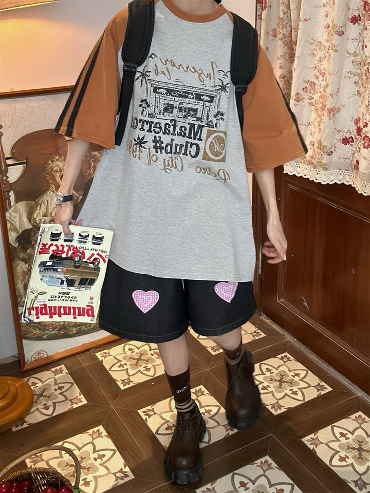 Graphic Raglan Short-Sleeve T-shirt