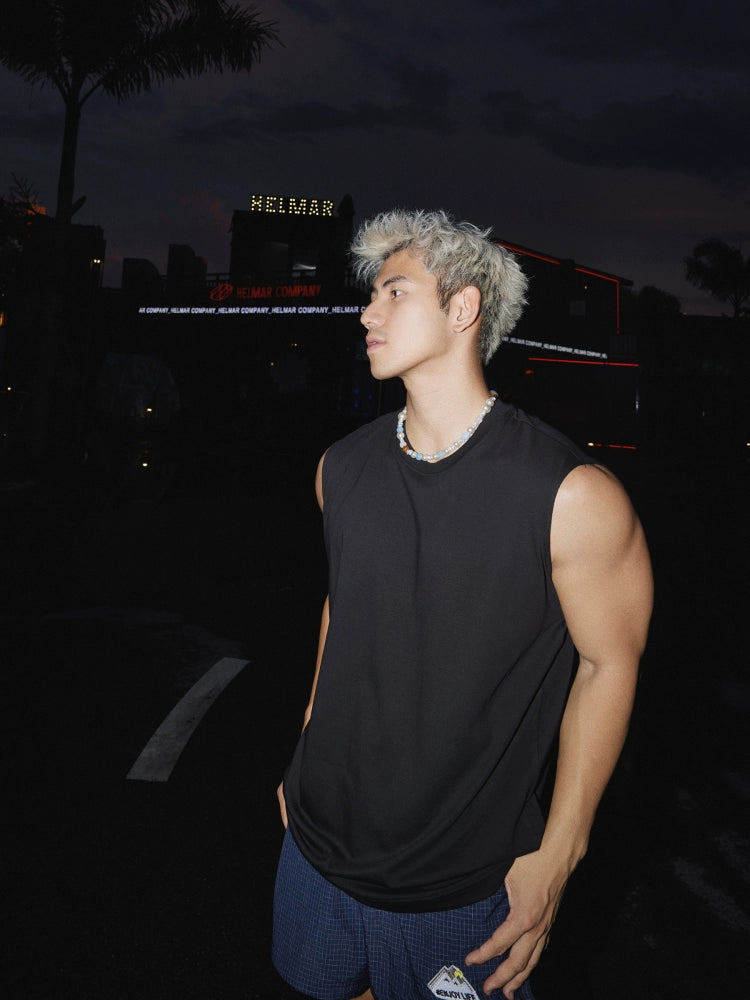 Muscle Fit Retro Sports Tank Top