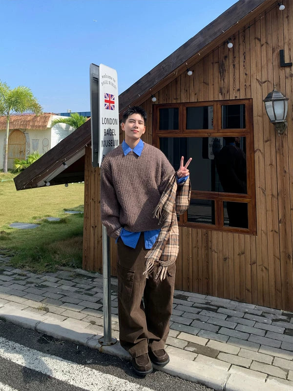 Soft Knit Round Neck Sweater