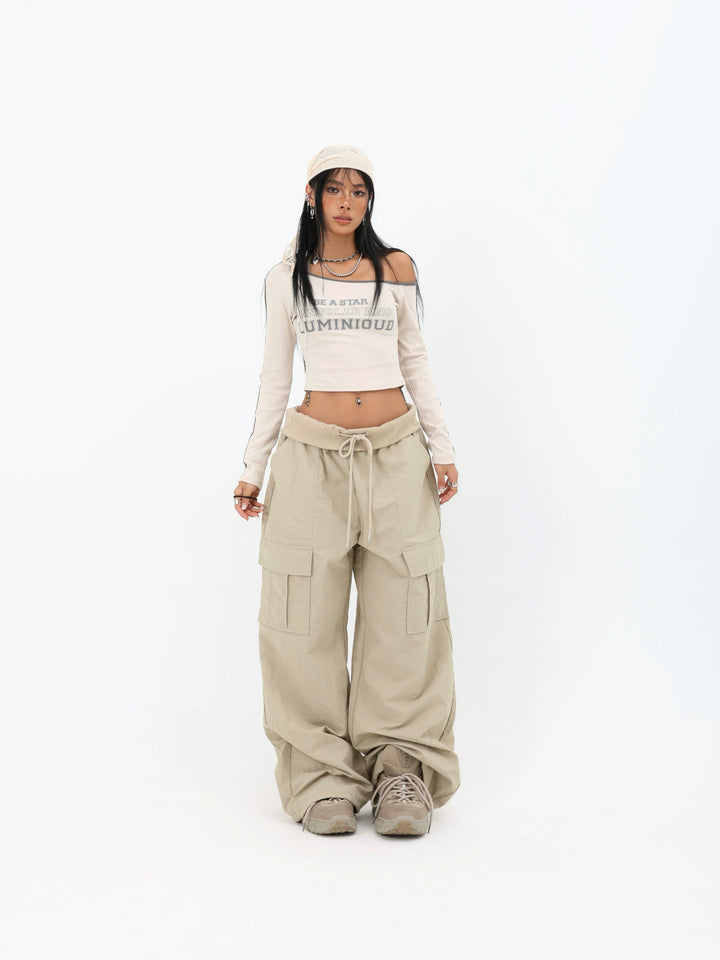 Loose Quick-Dry Cargo Paratrooper Pants
