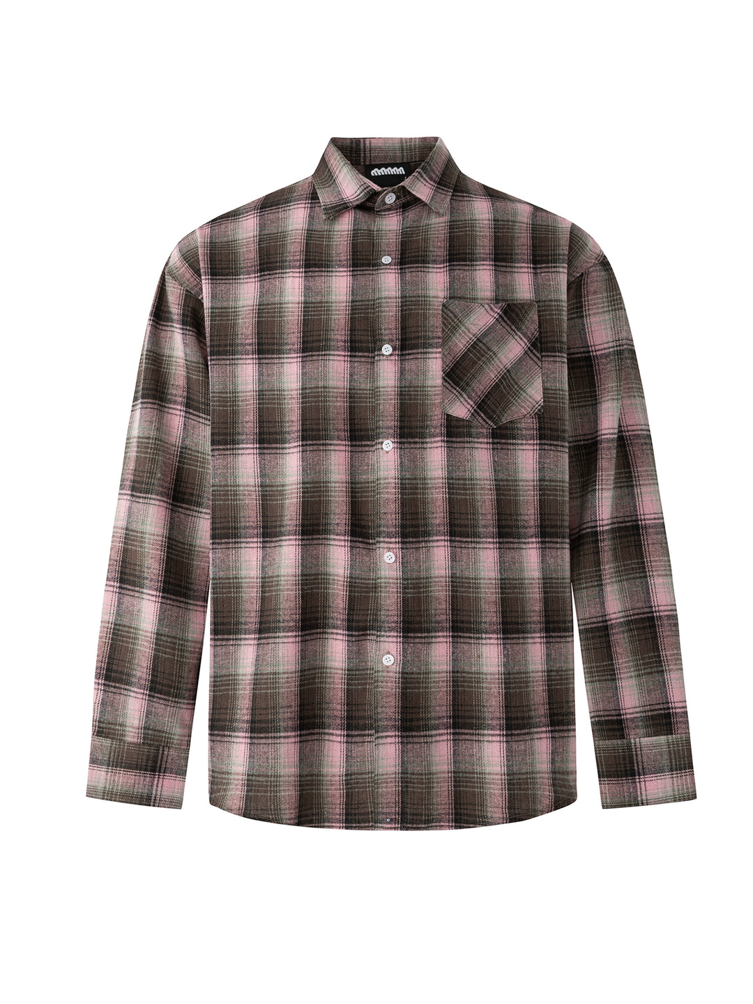 Plaid Loose Long-Sleeve Shirt