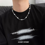 Beaded Clavicle Necklace