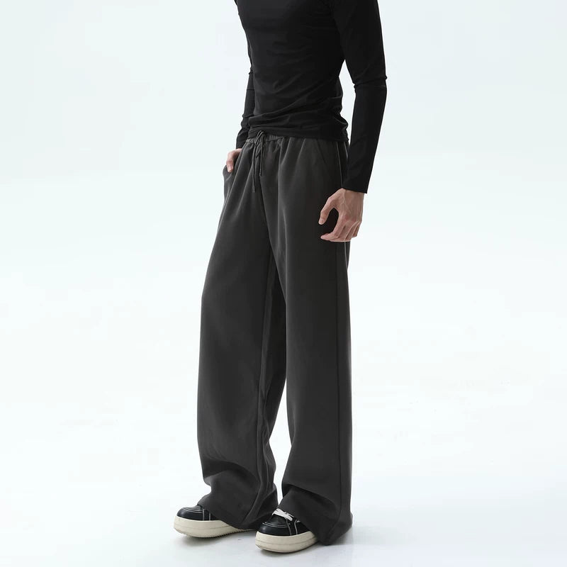 Drawstring Wrinkle-Resistant Sweatpants