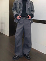 Wide-Leg Drape Pants