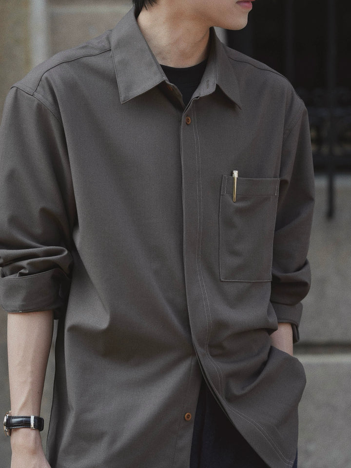 Casual Loose Long-Sleeve Shirt