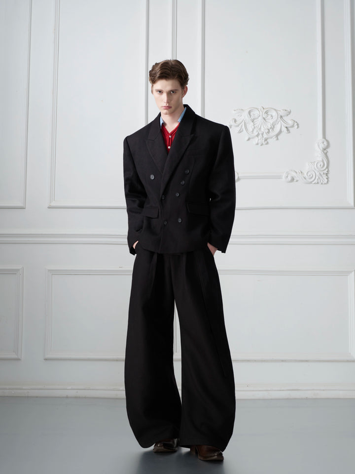 Waffle Texture Jacket and Pants (Sold Separately）