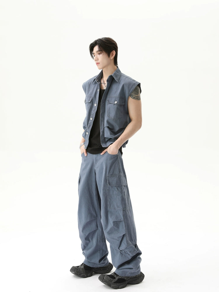 Summer Vest and Cargo Pants