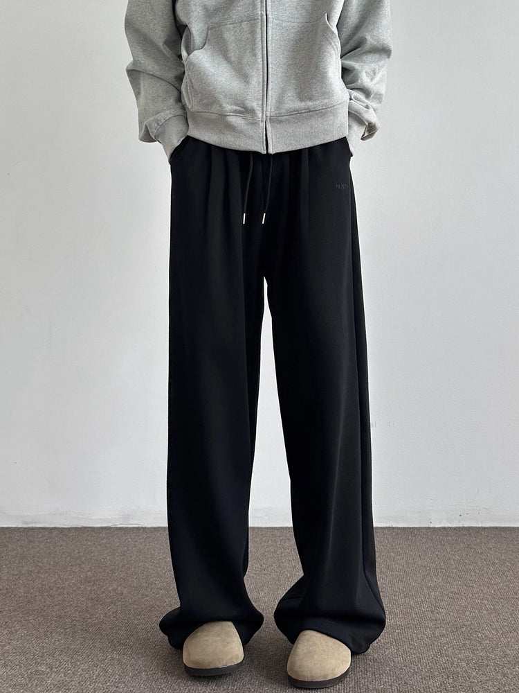 Pantalons de sport décontractés à drapé lâche 