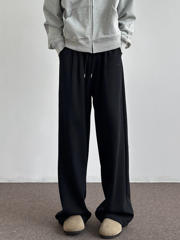Pantalons de sport décontractés à drapé lâche 