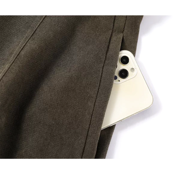 Vintage Wide-Leg Cropped Pants