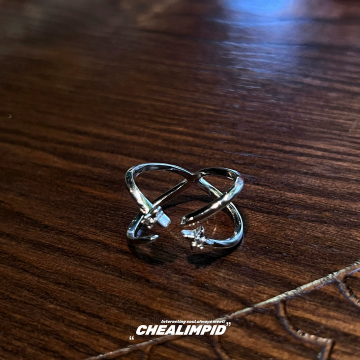 Star-Shaped Open Adjustable Ring