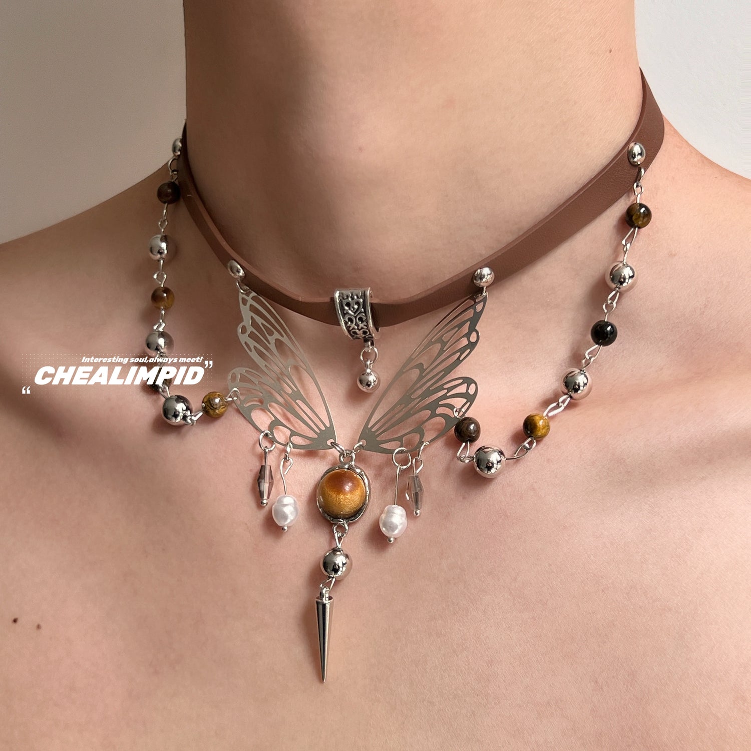 Butterfly Pendant Necklace