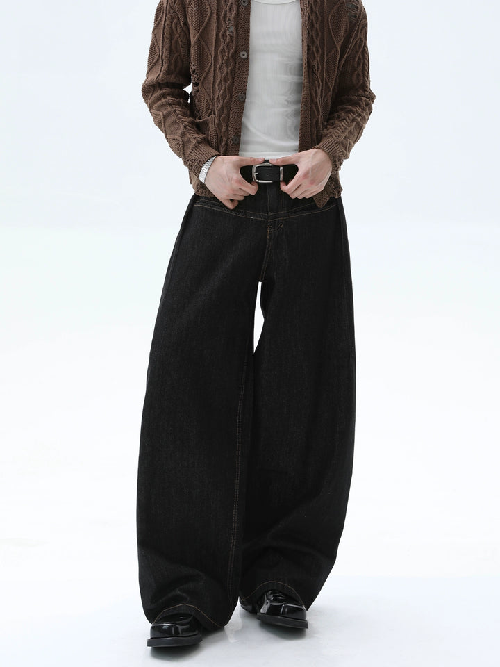 Loose Straight Wide-Leg Jeans