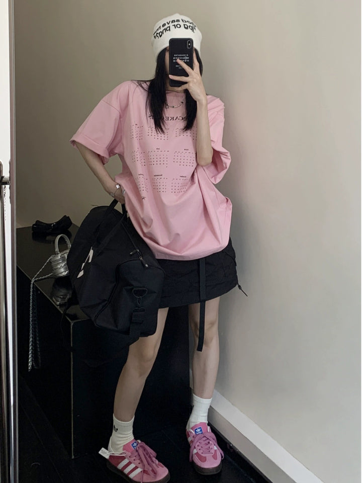 Calendar Print Casual T-Shirt