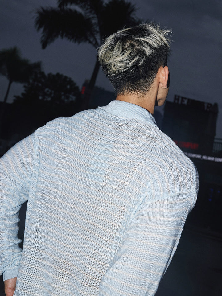 Casual Long Sleeve Striped Pullover