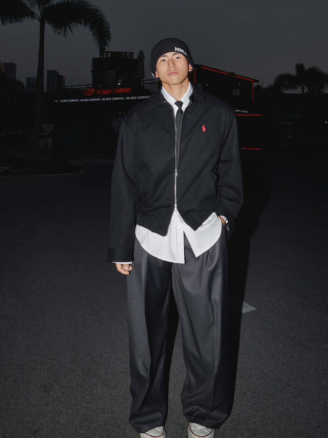 Zip-Up Basic Windbreaker Jacke 