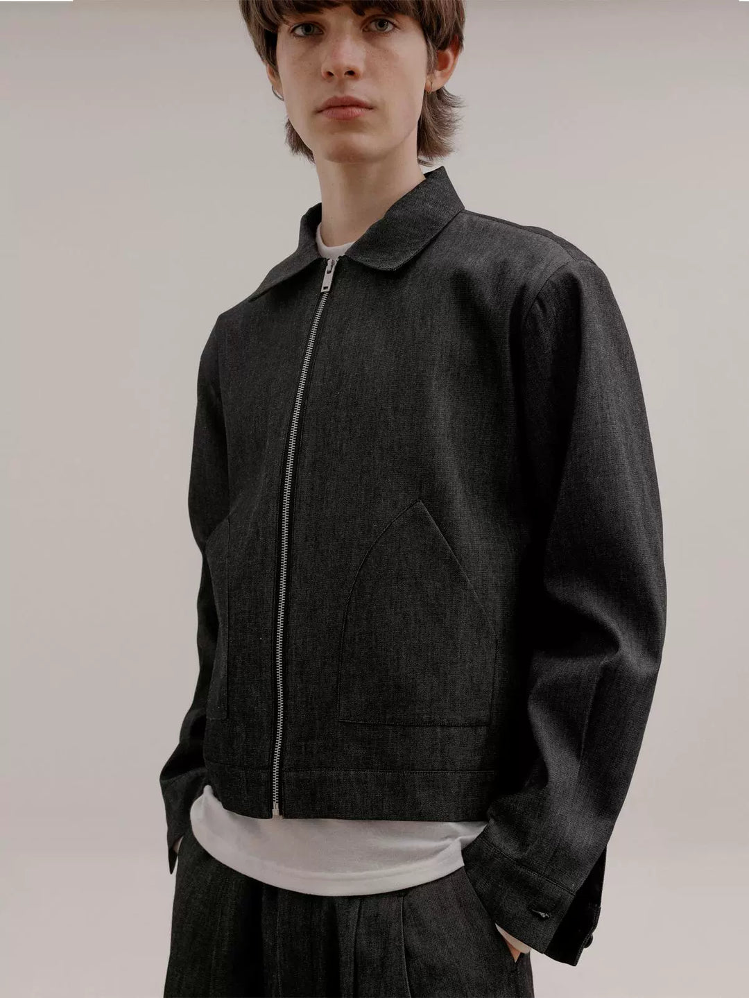 Ensemble de veste en denim et pantalon 