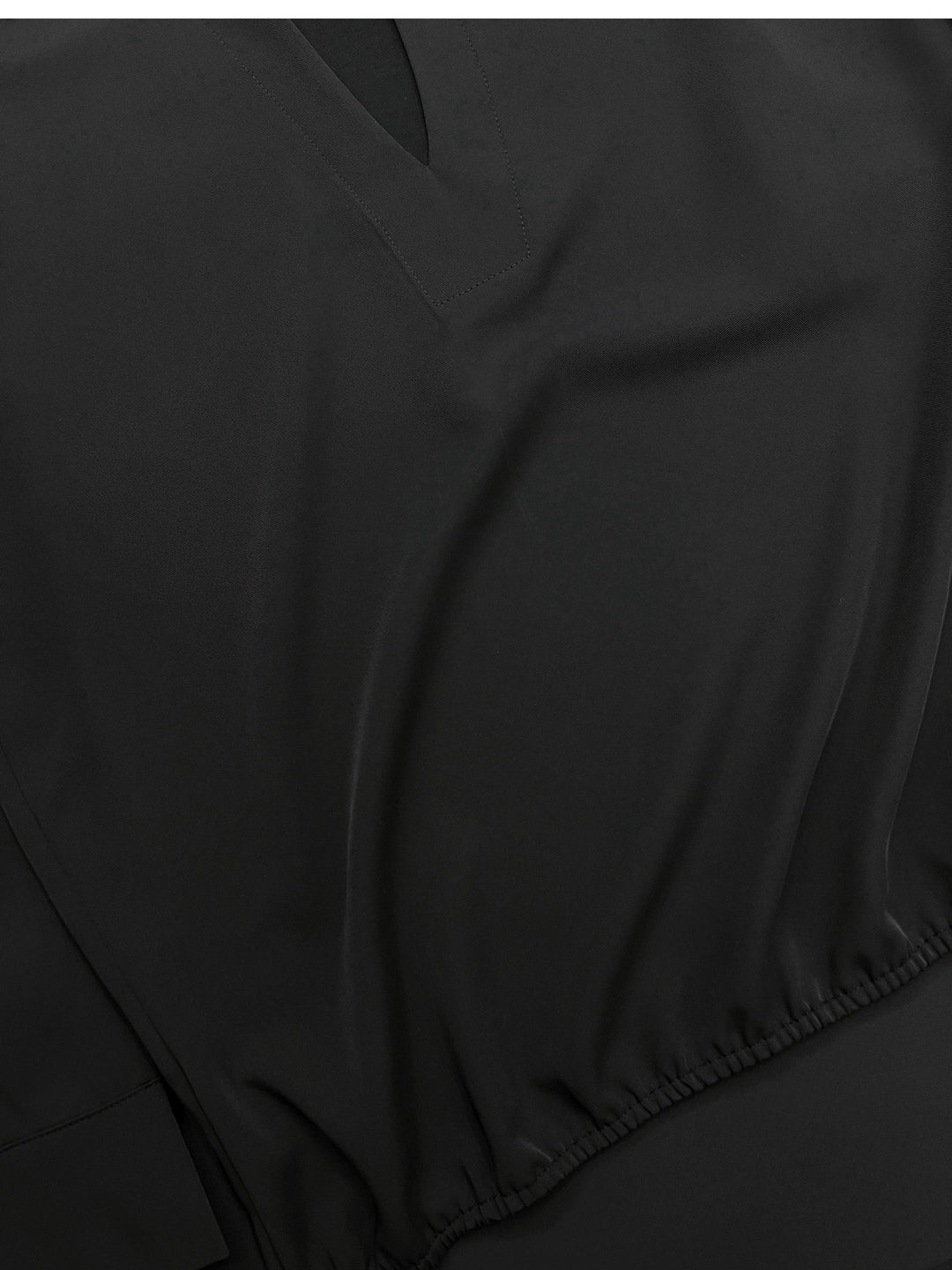 Camisa Casual de Manga Larga con Cuello en V 
