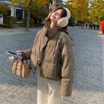 Stand Collar Short Down Puffer Jacket