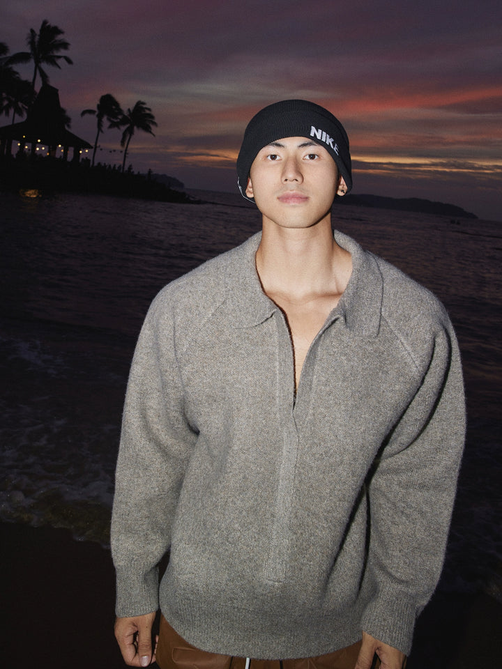 Knit Half-Zip Pullover