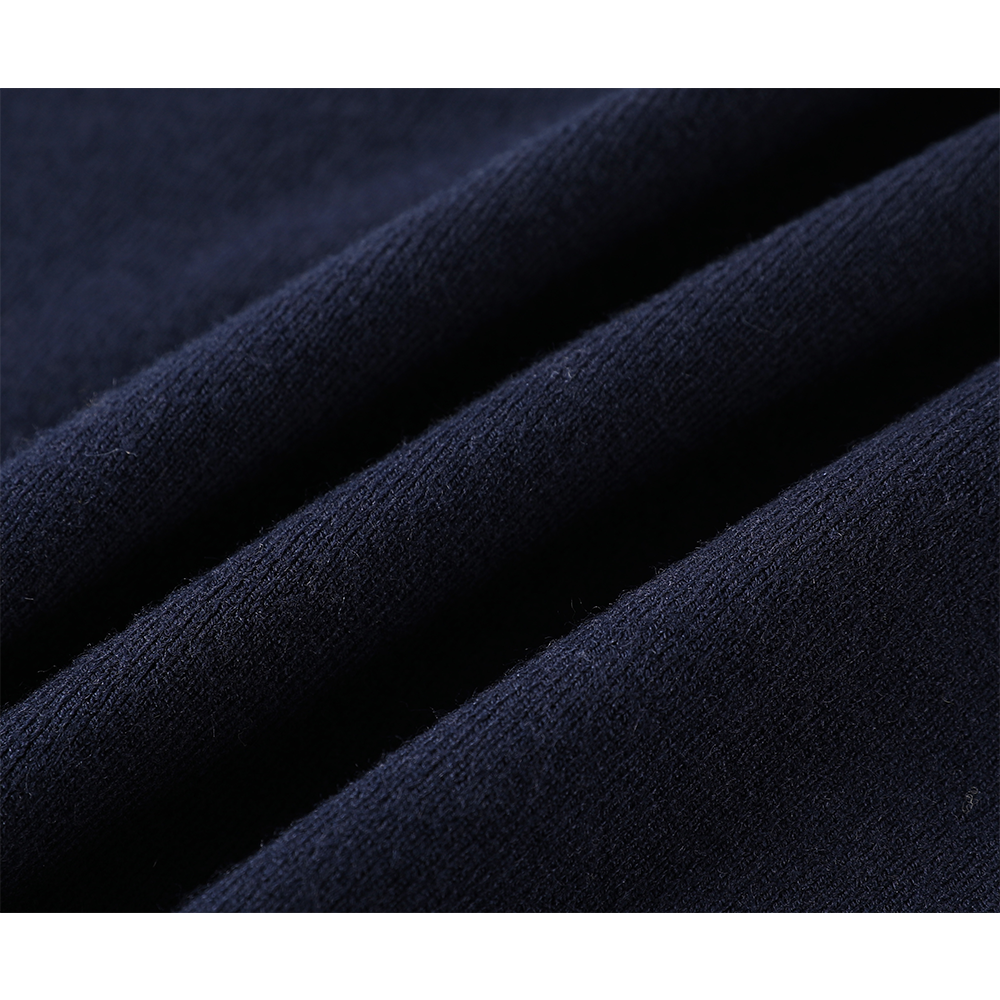 V-Neck Contrast Trim Knit Cardigan