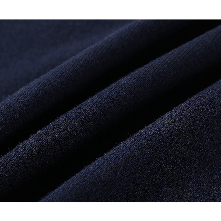V-Neck Contrast Trim Knit Cardigan