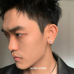 Diamond Ruby Stud Earrings