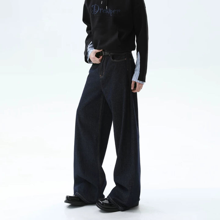 Vintage Loose Fit Raw Denim Pants