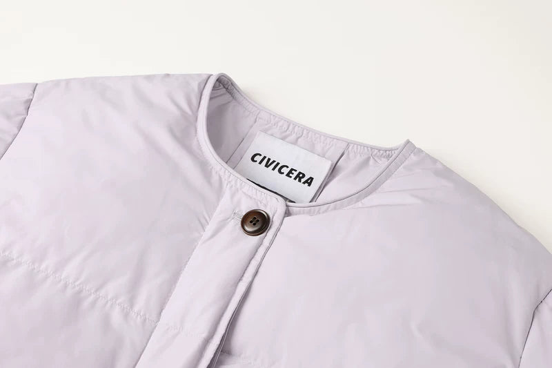 Oversized Knee-Length Down Jacket