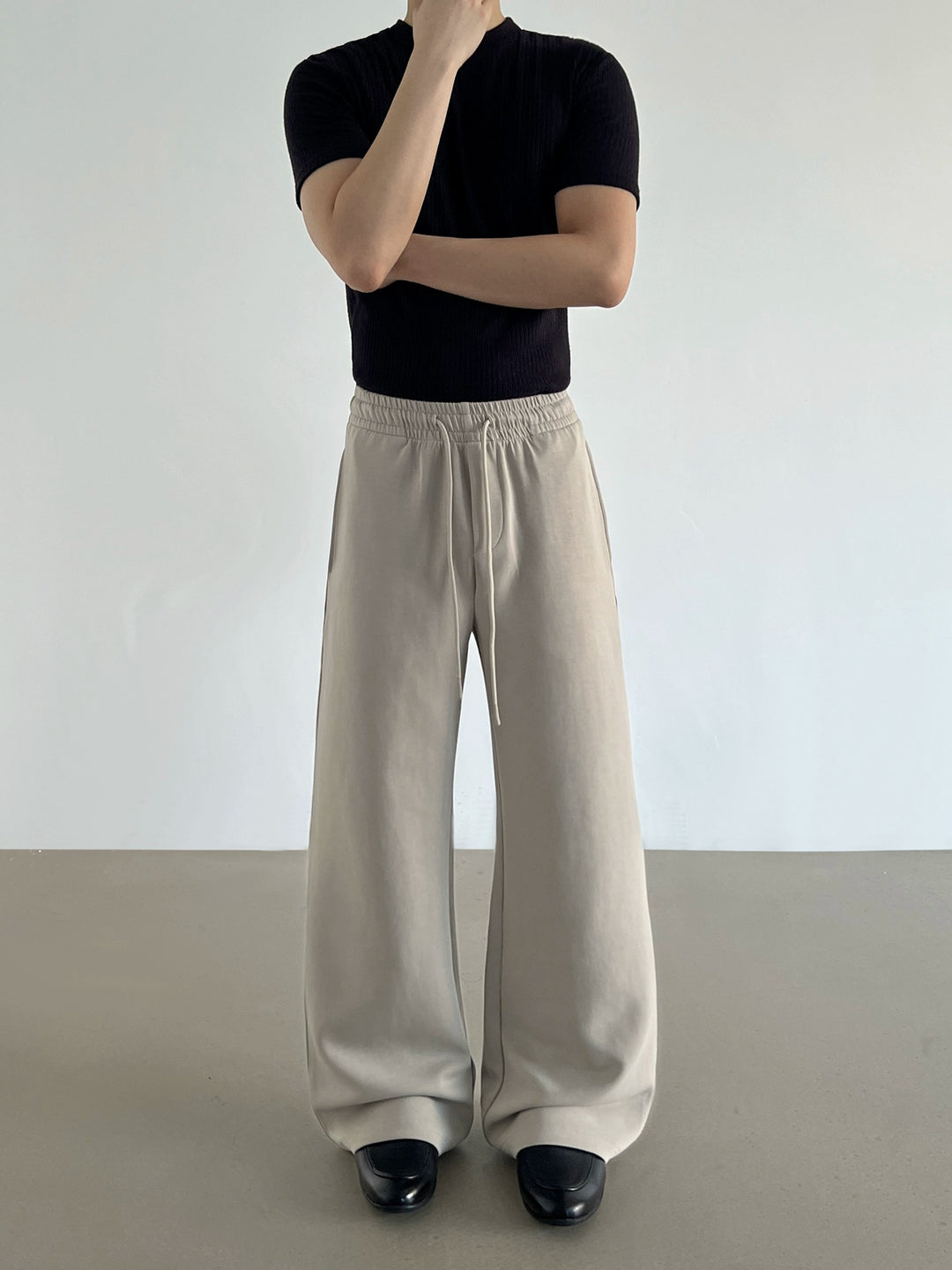 Modal  Straight Drape Pants
