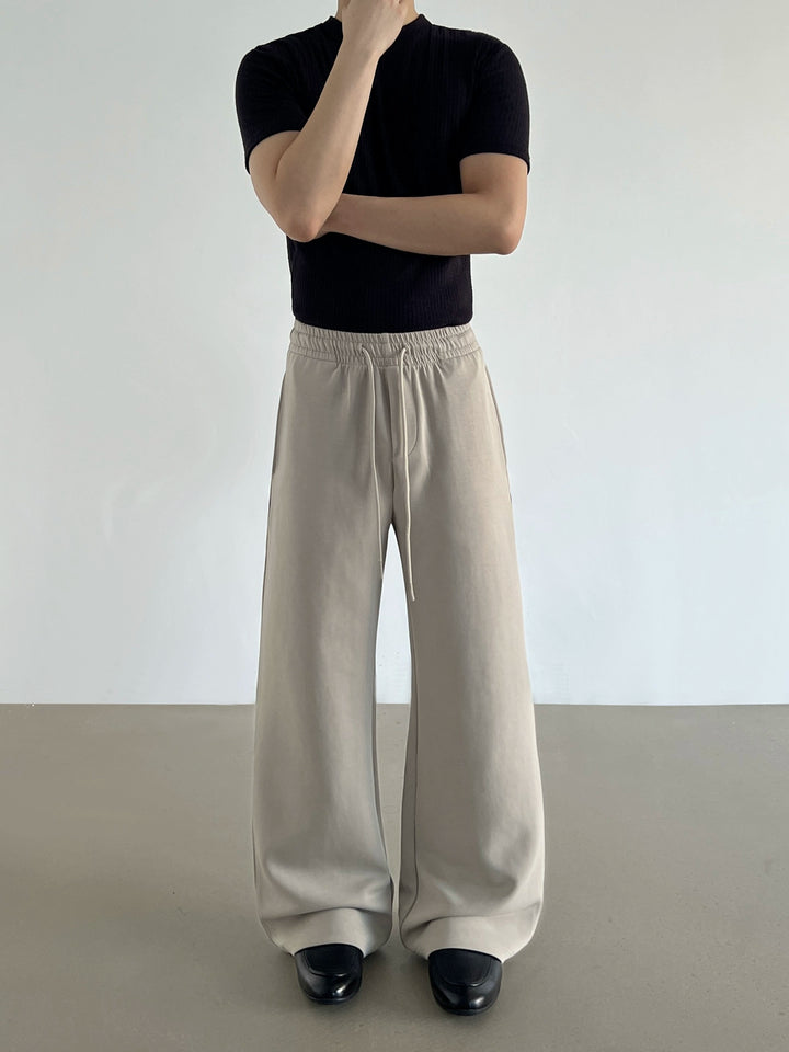 Modal  Straight Drape Pants