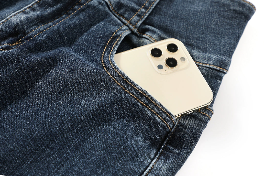 Split Flared High Waist Jeans