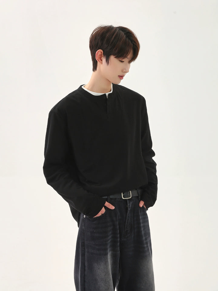 Maglione casual a maniche lunghe 