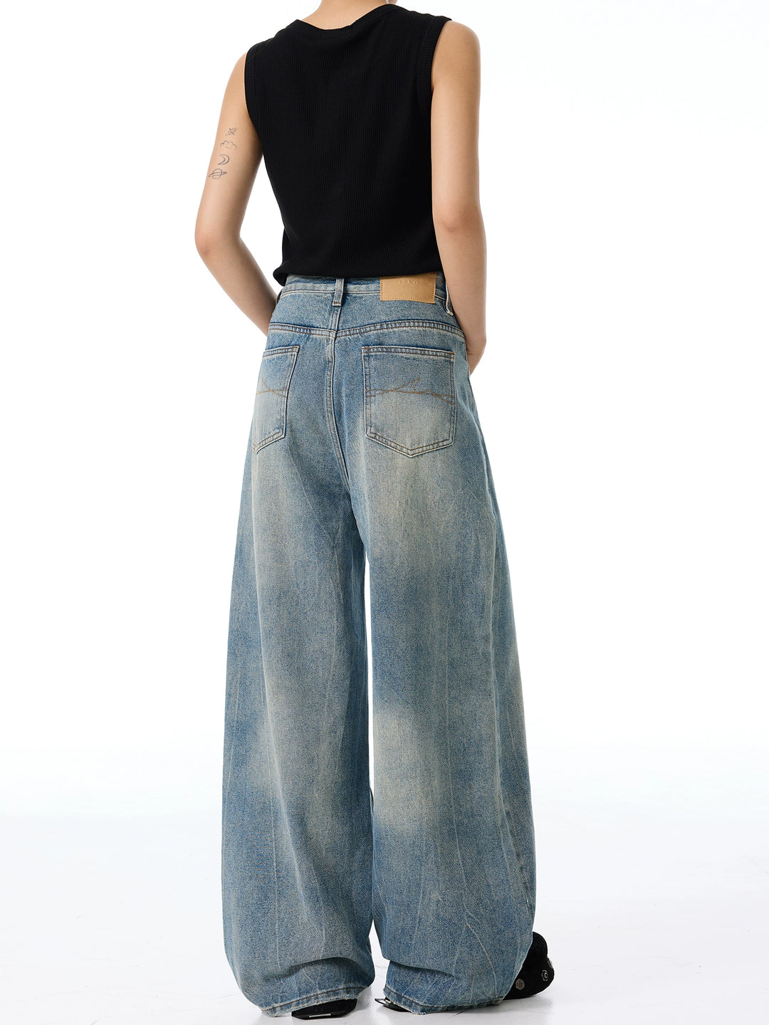 Wide Leg Loose Casual Jeans