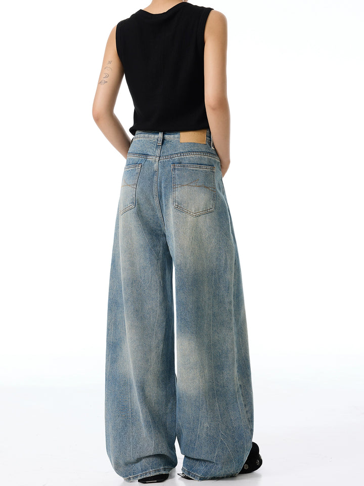 Wide Leg Loose Casual Jeans