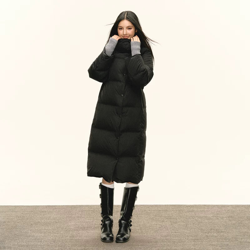 Retro lang ned vinterfrakk 