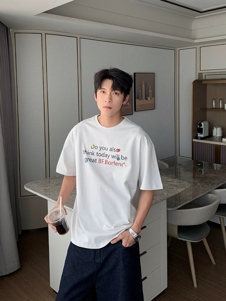 Cotton Short Sleeve Graphic T-shirt