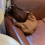 Casual Suede Shoulder Bag