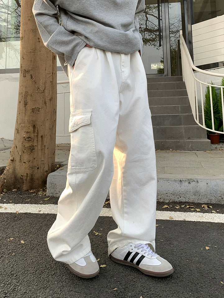Losse Pasvorm Veelzijdige Casual Overalls Broek 
