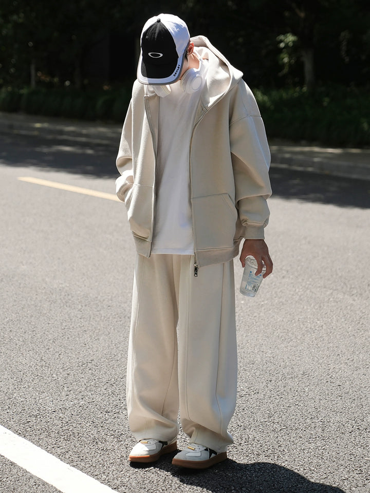 Drawstring Wide Leg Casual Sports Pants