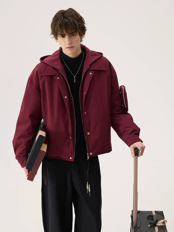 Windproof Hooded Down Jacket