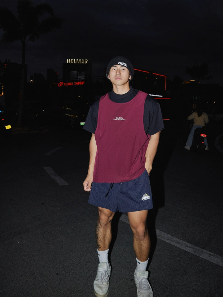 Quick-Drying Plaid Sports Shorts Pants
